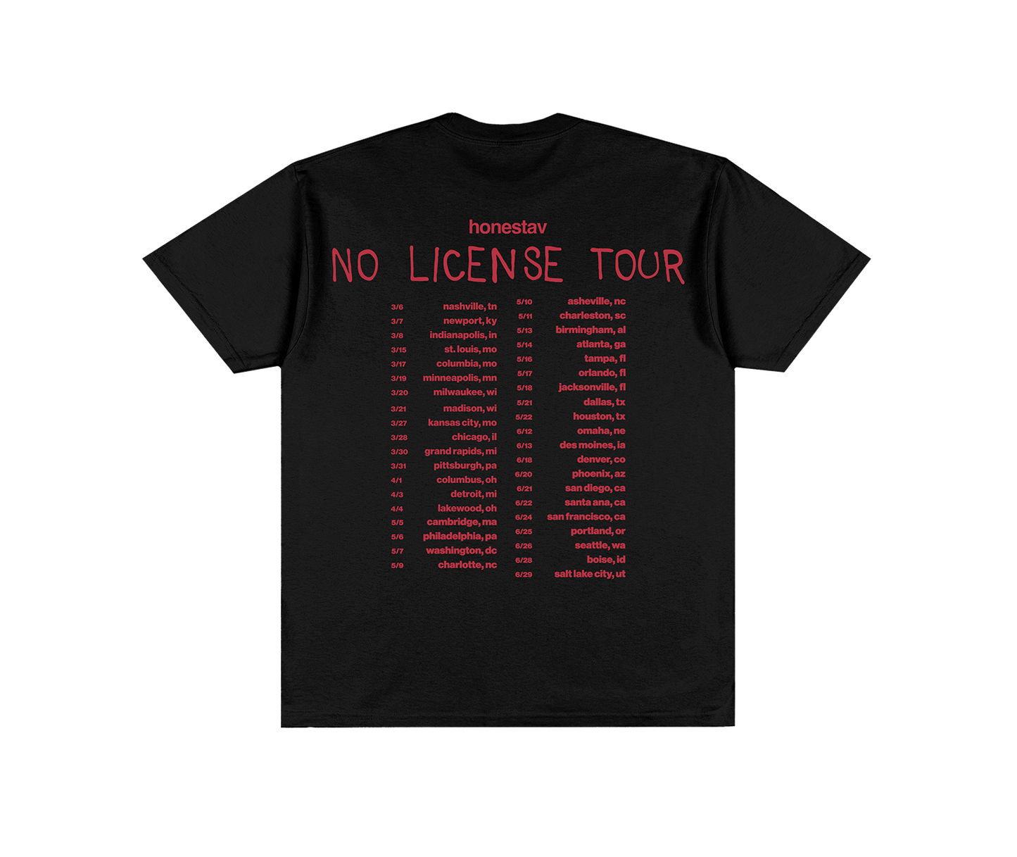 honestav License Tee