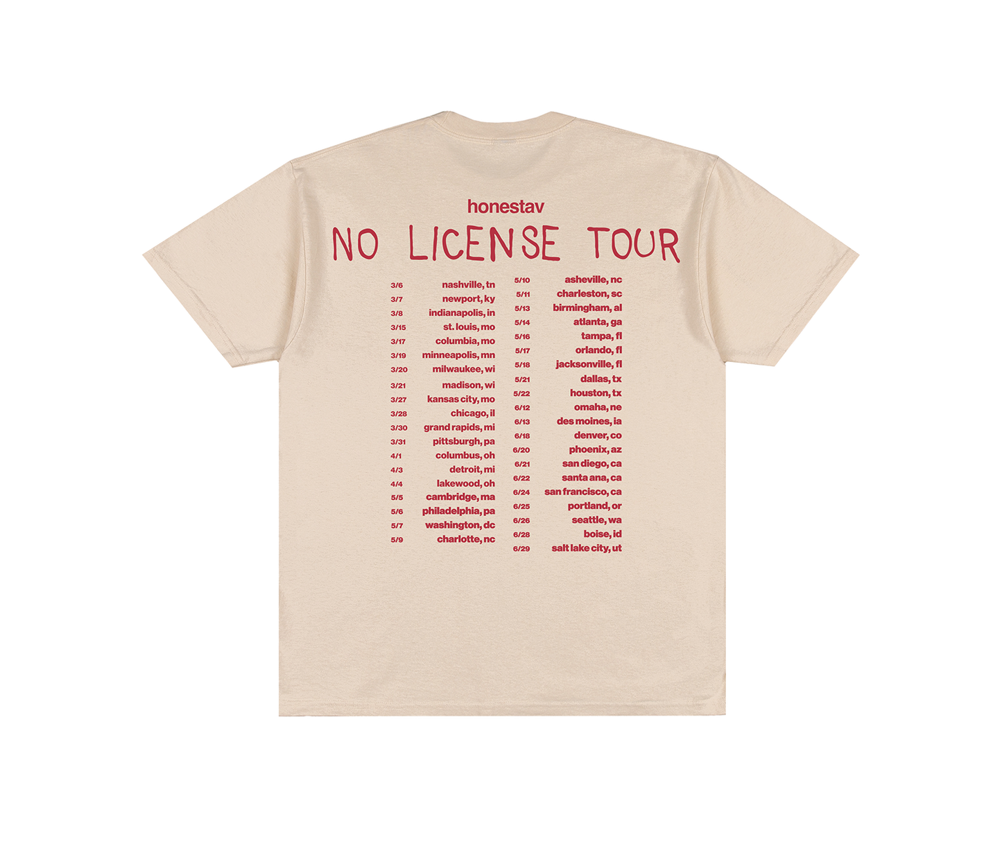 honestav License Tee
