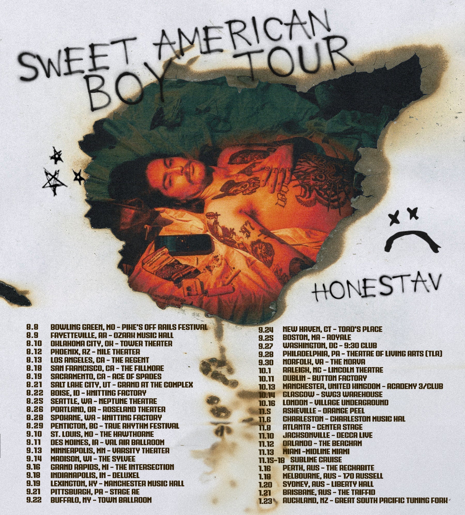 Sweet American Boy Tour