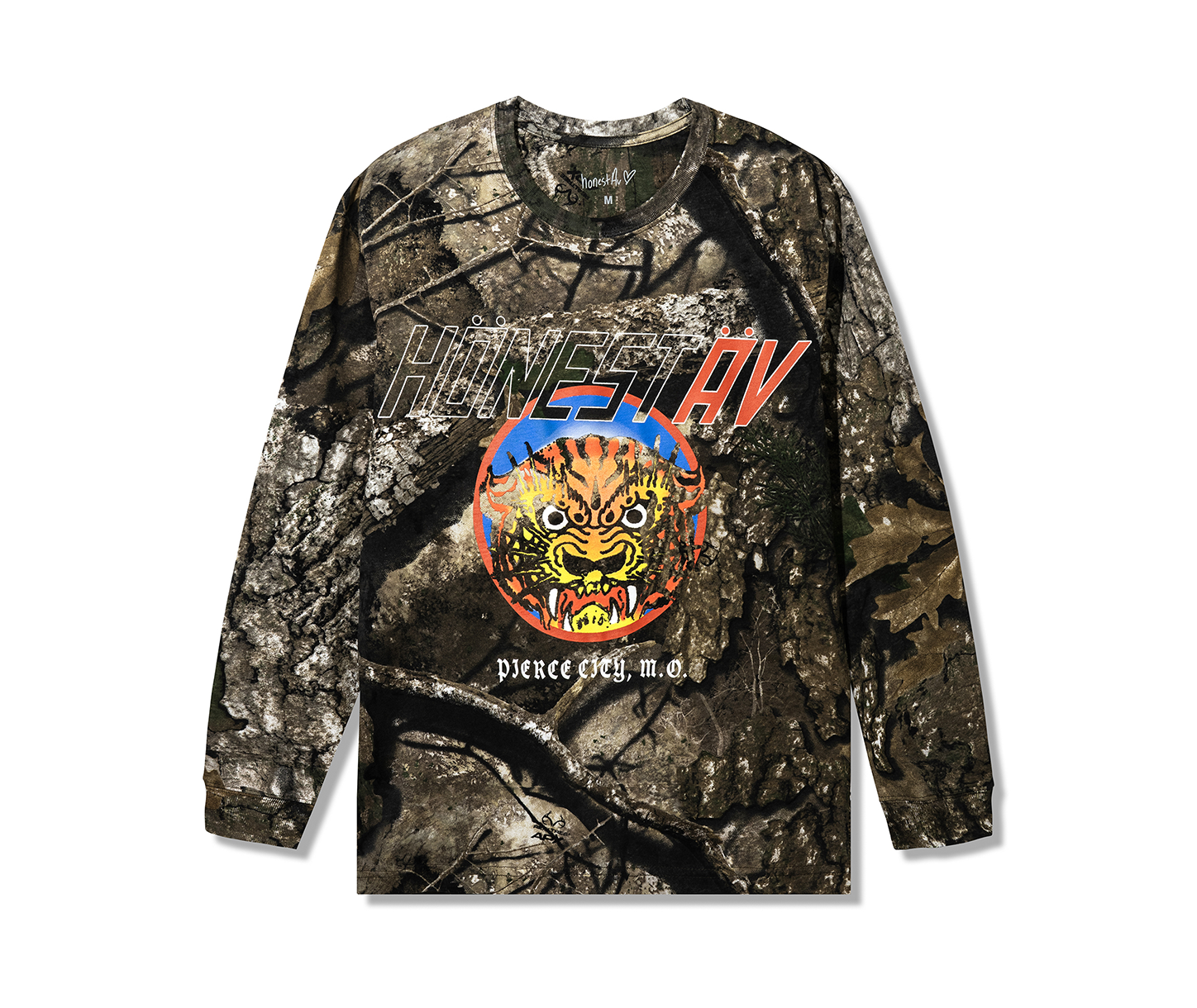honestav Tiger Camo LS Tee