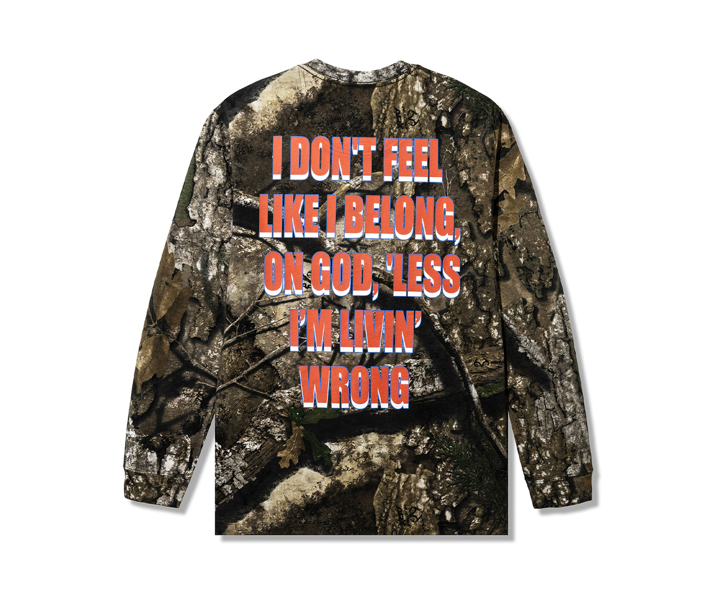 Honest Av Tiger Camo LS Tee