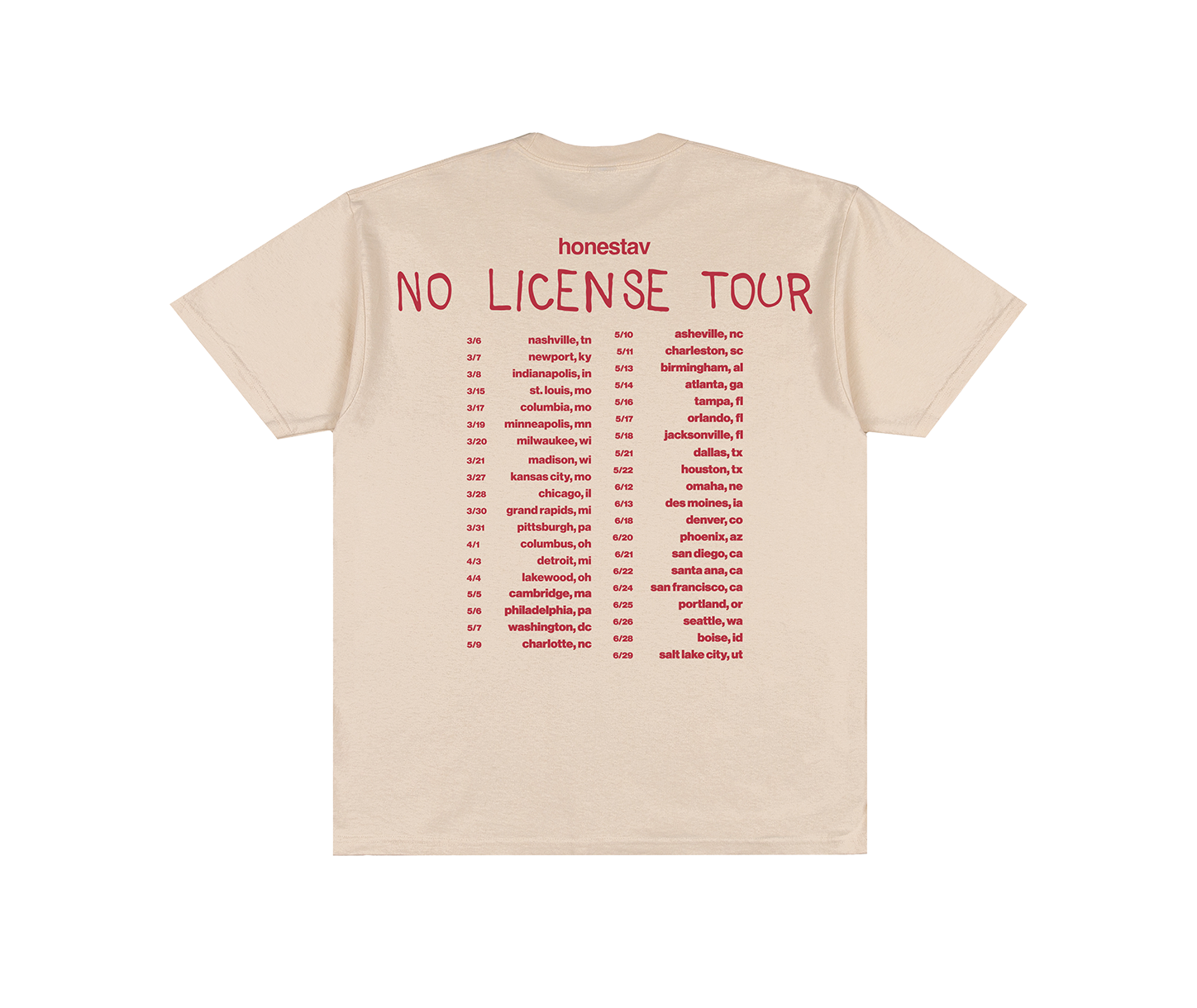 honestav License Tee